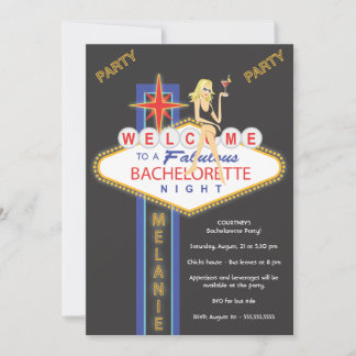 für Kacey_Girls Night Out Bachelorette Einladung