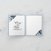 Für Kaffee- und Teeliebhaber - Blue Birthday Karte (Innenseite)