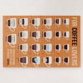 Für Kaffeeliebhaber Schaumkaffee Puzzle (Horizontal)