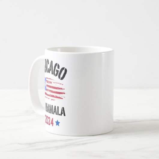 Für Kamala 2024 CNC Kamala Harris Supporter Kaffeetasse (Vorderseite Links)