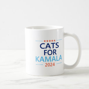 Für Kamala Harris 2024 Kinderlose Katzenlady Jd Va Kaffeetasse