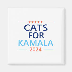 Für Kamala Harris 2024 Kinderlose Katzenlady Jd Va Magnet