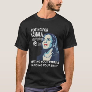 Für Kamala zu stimmen, nachdem Joe gefallen ist, i T-Shirt
