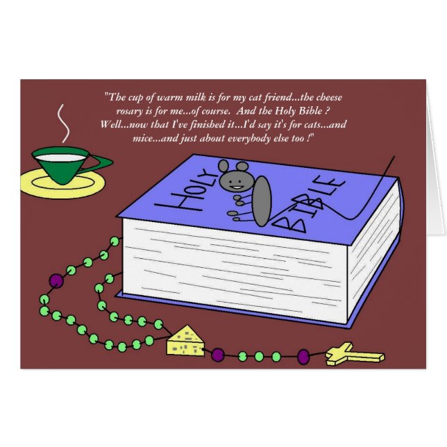 "...für Katzen und Mäuse...und alle anderen auch!" (Vorderseite (Horizontal))