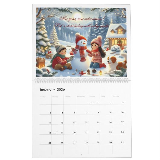 Für Kinder Kalender (Jan 2026)