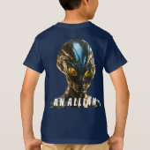 Für Kinder konzipierter T - Shirt (Rückseite)