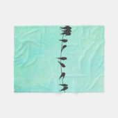 Für Kinder, Vögel auf einem drainierten Kinder Dec Fleecedecke (Vorderseite (Horizontal))