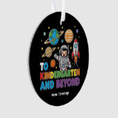 Für Kindergarten und Jenseits des Astronauten Funn Ornament (Vorderseite)