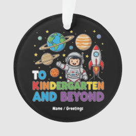 Für Kindergarten und Jenseits des Astronauten Funn Ornament