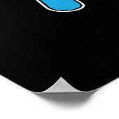 Für Kindergarten und Jenseits des Astronauten Funn Poster (Ecke)