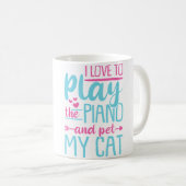 Für Klavierspieler Kaffeetasse (VorderseiteRechts)