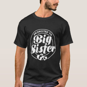 Für kleine Mädchen befördert in große Schwester fü T-Shirt