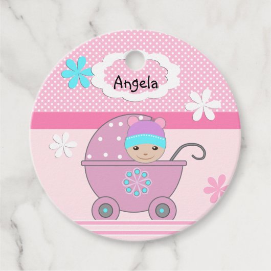 Für kleine Mädchen Geschenkanhänger (Vorderseite)