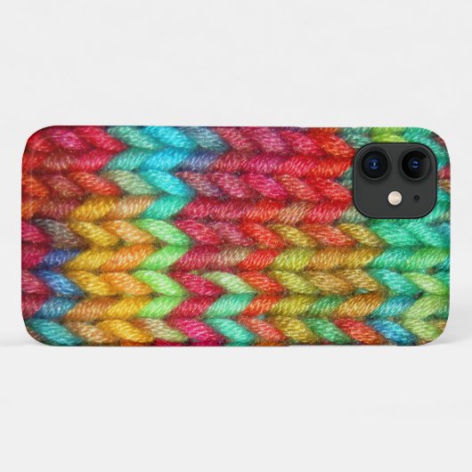 Für Knitter farbige Garne Case-Mate iPhone Hülle (Rückseite (Horizontal))