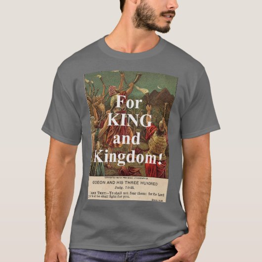 Für König und Königreich - Gideon T-Shirt (Vorderseite)