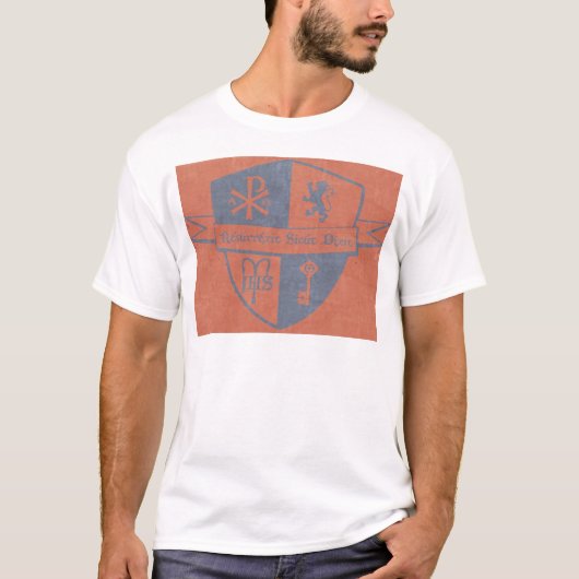 Für König-und Land-Rot-Logo T-Shirt (Vorderseite)