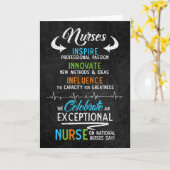 für Krankenpfleger zum Thema "Nationaler Krankenpf Karte (Gelbe Blume)