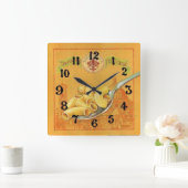 Für Küchen vom Typ 2 Quadratische Wanduhr (Zuhause)