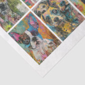 Für Künstler Dog Themed Junk Journal Ephemera Seidenpapier (Ausschnitt)