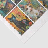 Für Künstler Katzenjammer-Journal Ephemera Seidenpapier (Ausschnitt)