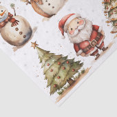 Für Künstler Weihnachtsbaumen Weihnachten Snowman  Seidenpapier (Ausschnitt)