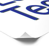 Für Labortechniker ausrufen Poster (Ecke)