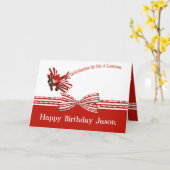 Für landenflugzeug-Geburtstag hereinkommen Karte (Gelbe Blume)