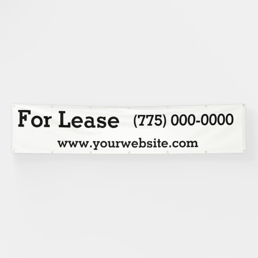 Für Lease 12 Foot Banner (Horizontal)