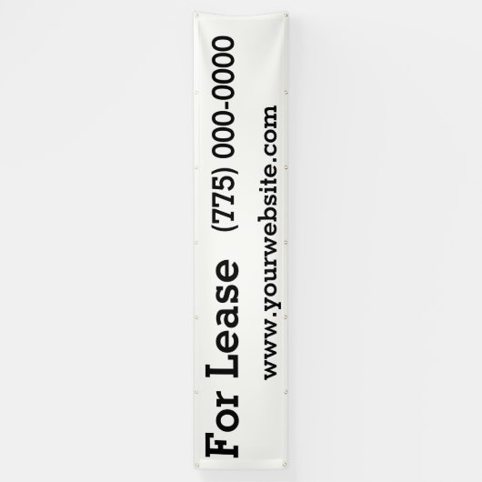 Für Lease 12 Foot Banner (Vertikal)
