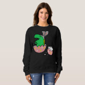 Für Lehrer zu Ostern mit sonnigen Ohren Sweatshirt (Vorne ganz)