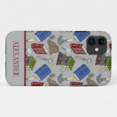 Für Leser Mystery Novels Bücher Gemustert Case-Mate iPhone Hülle (Rückseite (Horizontal))