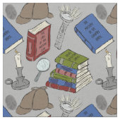 Für Leser Mystery Novels Bücher Gemustert Stoff (Nahaufnahme)