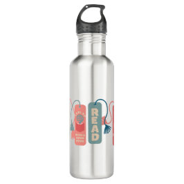 Für Leser Mystery Novels Bücher Illustriert Edelstahlflasche