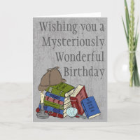 Für Leser und Mystery Book Fans Geburtstag
