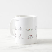 Für Leutedas Pilates Liebewein Harold Planet Kaffeetasse (Vorderseite Links)