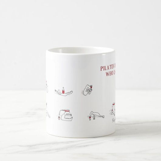 Für Leutedas Pilates Liebewein Harold Planet Kaffeetasse (Mittel)