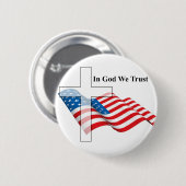 Für Liebe des Gottes und des Landes Button (Vorne & Hinten)