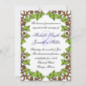 Für Liebe und Schmetterlinge Einladung (Rückseite)