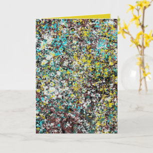 Für Liebhaber des abstrakten Kunstdesigns Karte