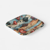 Für Liebhaber von Kartenspielen. Kartensymbolen sp Pappteller (Gewinkelt)