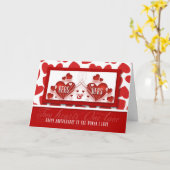 Für Life Partner Two Hearts Wedding Jubiläum Karte (Gelbe Blume)