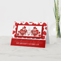 Für Life Partner Two Hearts Wedding Jubiläum