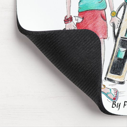 Für Links gekleidet, schalten Sie Ihr Telefon jetz Mousepad (Ecke)