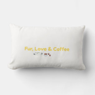 Fur Love & Coffee Cozy Pet Lover Kissen