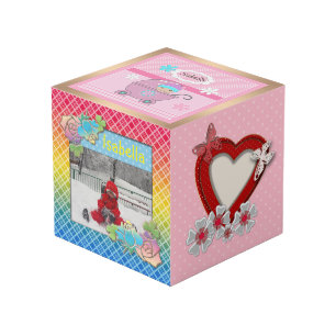 Für Mädchen: Ihr Foto Würfel