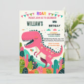 für Mädchen niedlichen Jungen T drei 3. Einladung (Stehend Vorderseite)