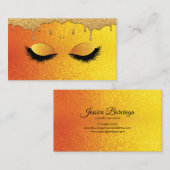 Für Makeup Artists , Wimpern-Erweiterungen Visitenkarte (Vorne/Hinten)