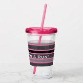 Für Mama auf Run Acryltrinkbecher (Rückseite)