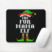 Fur Mama Elf Matching Family Group Christmas Party Mousepad (Mit Mouse)