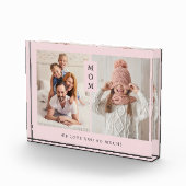 Für Mama erröten | Rosa Fotoblock (Rechts)